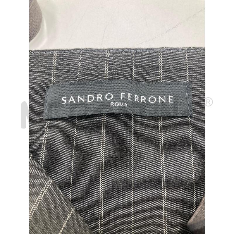 VESTITO DONNA SANDRO FERRONE GRIGIO PIZZO SOTTO | Mercatino dell'Usato Gazzada schianno 3