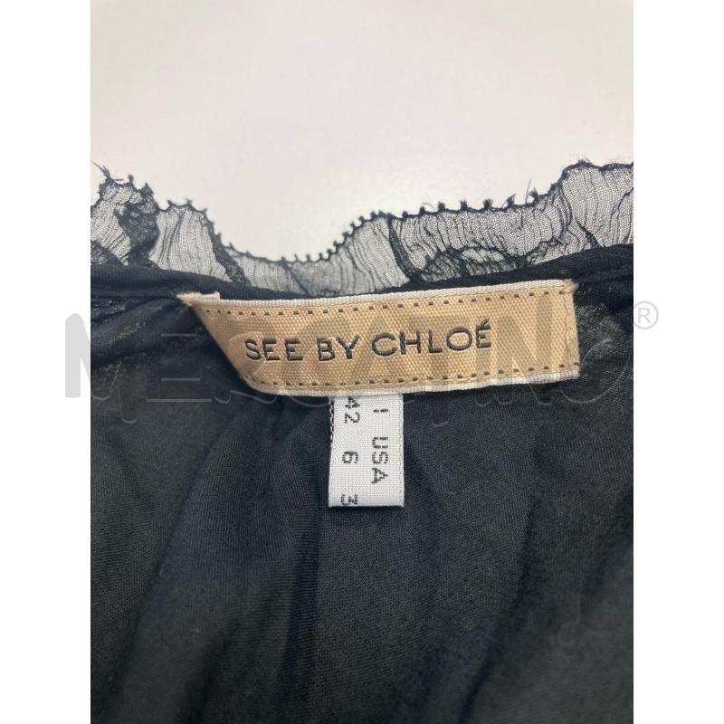 VESTITO DONNA SEE BY CHLOE NERO  | Mercatino dell'Usato Gazzada schianno 3