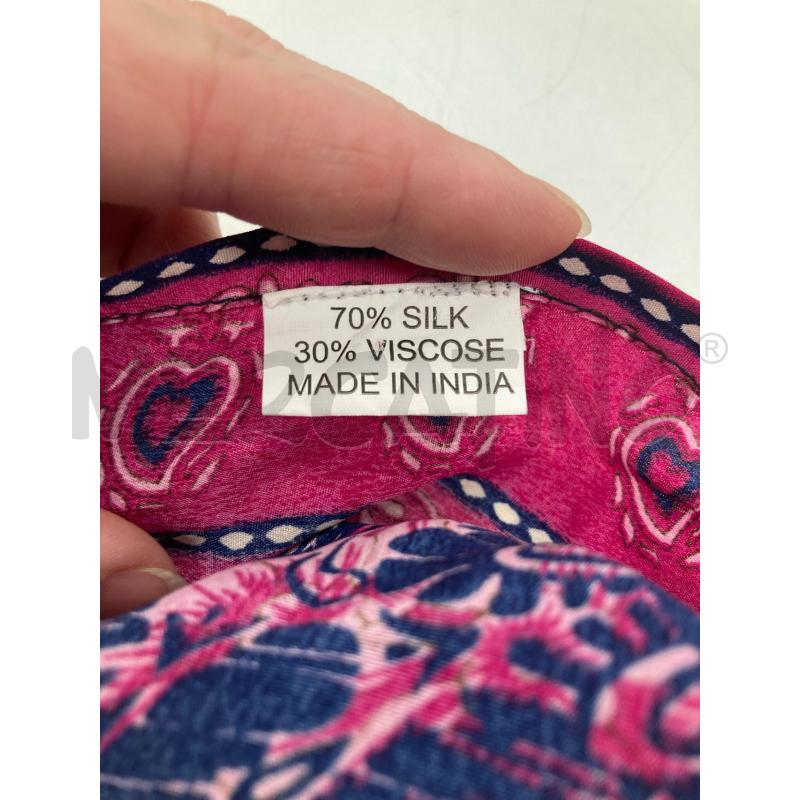 VESTITO DONNA SETA FUXIA BLU | Mercatino dell'Usato Gazzada schianno 4