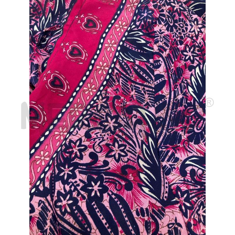 VESTITO DONNA SETA FUXIA BLU | Mercatino dell'Usato Gazzada schianno 5