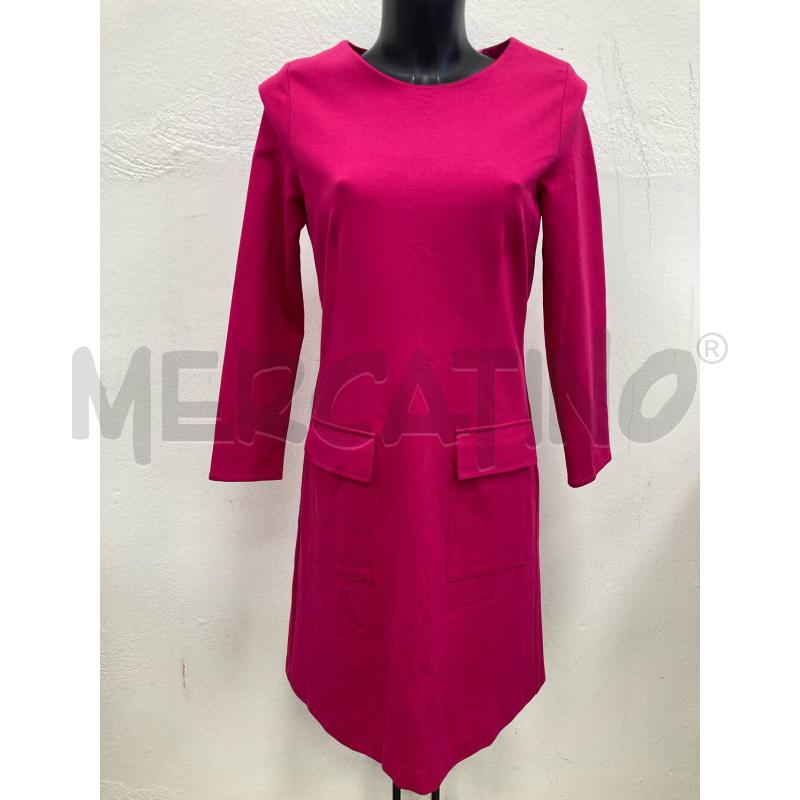 VESTITO DONNA THE ABITO FUXIA TASCHE CARTELLINO  | Mercatino dell'Usato Gazzada schianno 1