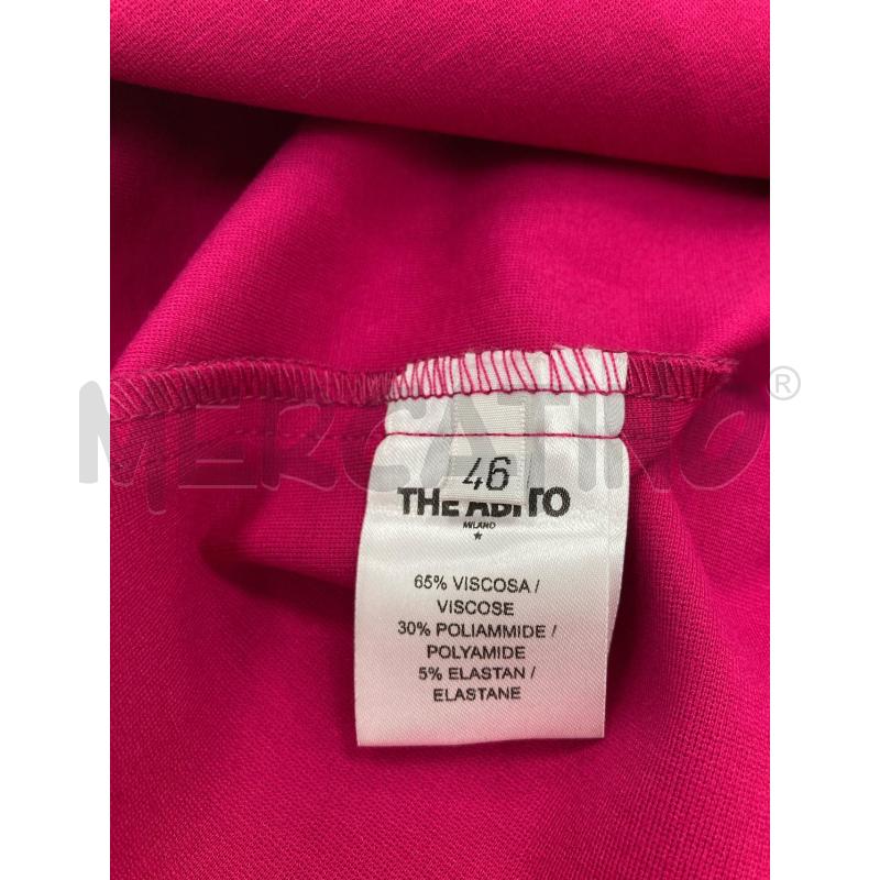 VESTITO DONNA THE ABITO FUXIA TASCHE CARTELLINO  | Mercatino dell'Usato Gazzada schianno 4