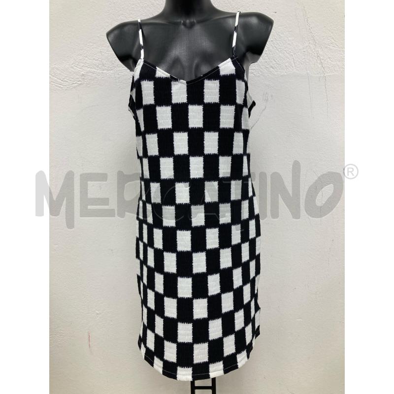 VESTITO DONNA VANS SCACCHI NERI BIANCO | Mercatino dell'Usato Gazzada schianno 1