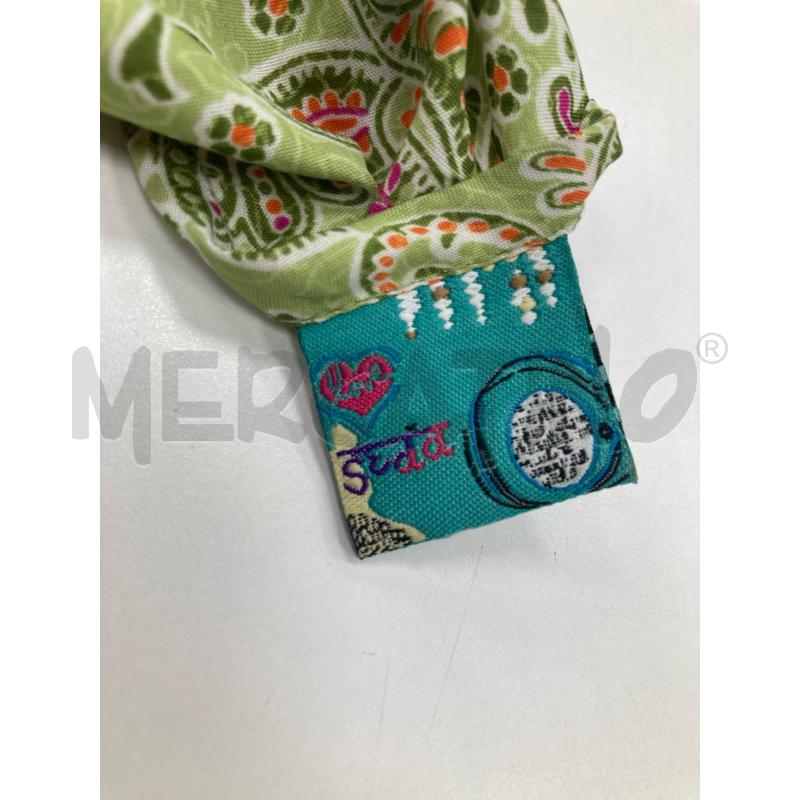 VESTITO DONNA VERDE PASLEY SETA  | Mercatino dell'Usato Gazzada schianno 3