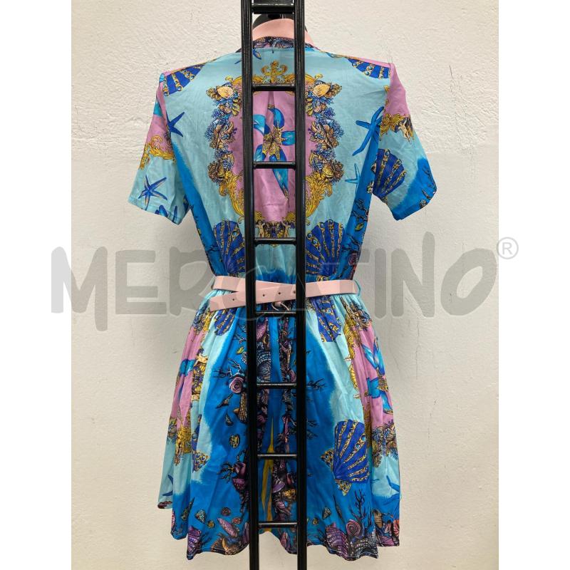VESTITO DONNA VERSACE BLU FANTASIA MARE | Mercatino dell'Usato Gazzada schianno 2