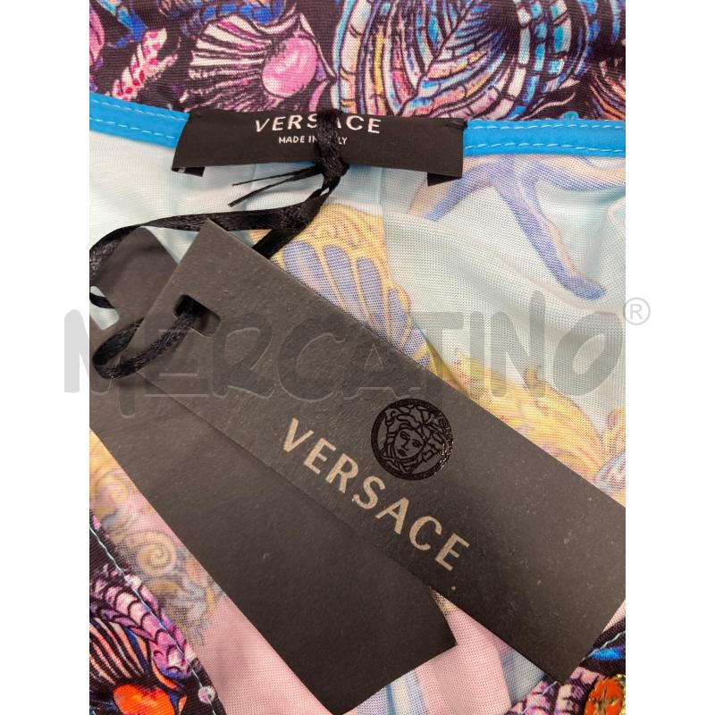 VESTITO DONNA VERSACE BLU FANTASIA MARE | Mercatino dell'Usato Gazzada schianno 3