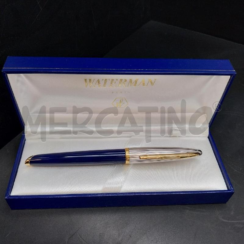 WATERMAN ROLLERBALL CARENE DELUXE BLU | Mercatino dell'Usato Gazzada schianno 3