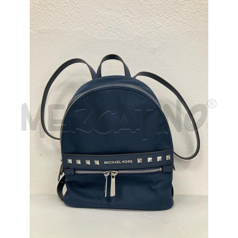 ZAINO DONNA MICHAEL KORS BLU | Mercatino dell'Usato Gazzada schianno 1