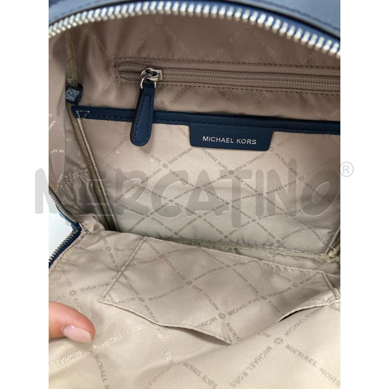 ZAINO DONNA MICHAEL KORS BLU | Mercatino dell'Usato Gazzada schianno 4