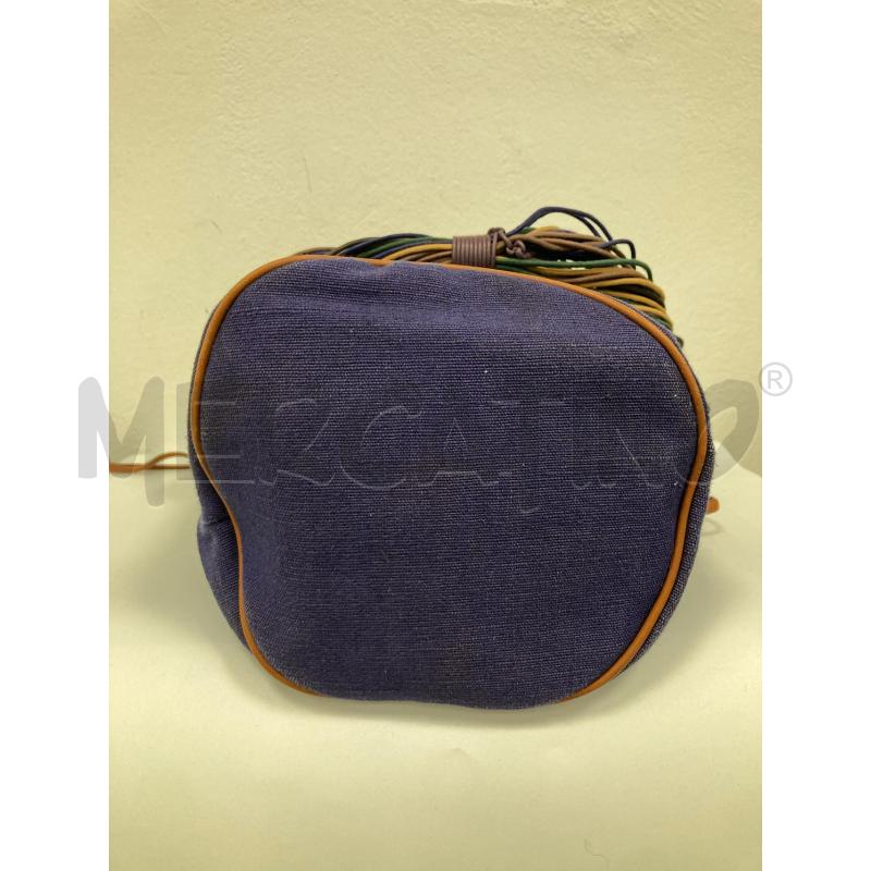 ZAINO DONNA MISSONI TESSUTO BLU MANICO MULTIFILO  | Mercatino dell'Usato Gazzada schianno 3