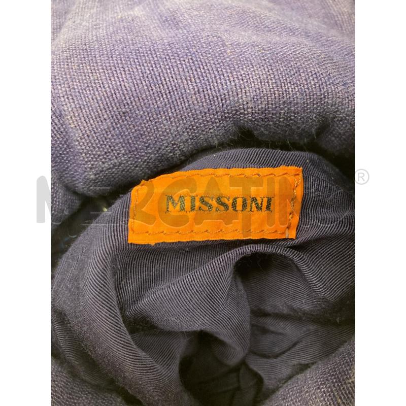 ZAINO DONNA MISSONI TESSUTO BLU MANICO MULTIFILO  | Mercatino dell'Usato Gazzada schianno 5