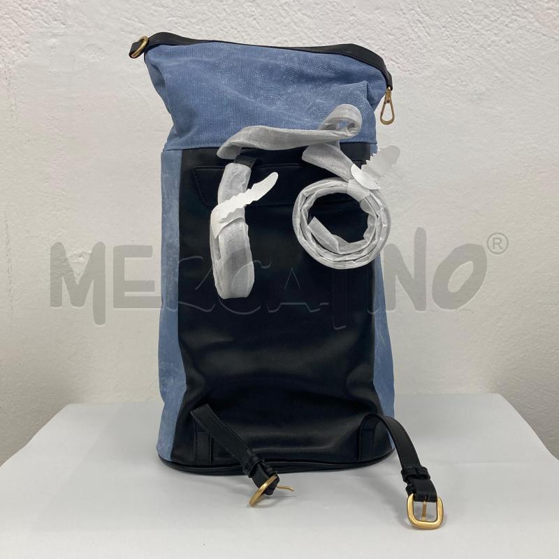 ZAINO DONNA PINKO DENIM BLU CARTELLINO | Mercatino dell'Usato Gazzada schianno 2