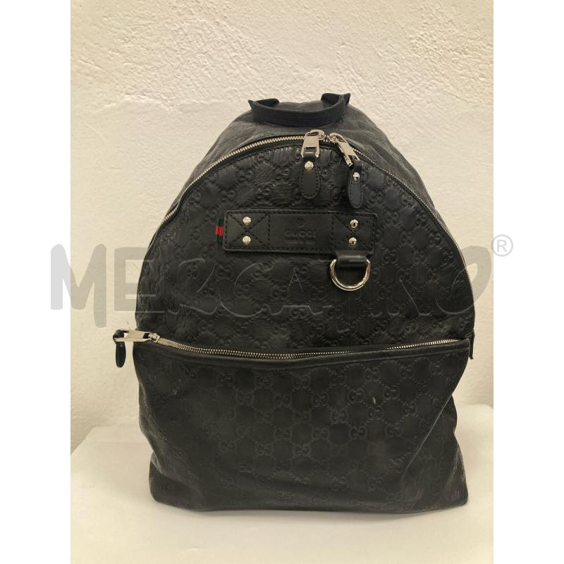ZAINO GUCCI LOGATO NERO | Mercatino dell'Usato Gazzada schianno 1