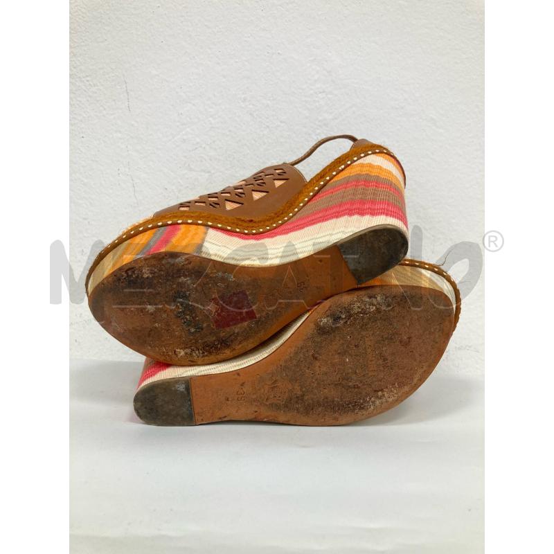 ZEPPA MISSONI FIAMMATO RASATO ROSA PELLE MARRONE | Mercatino dell'Usato Gazzada schianno 4