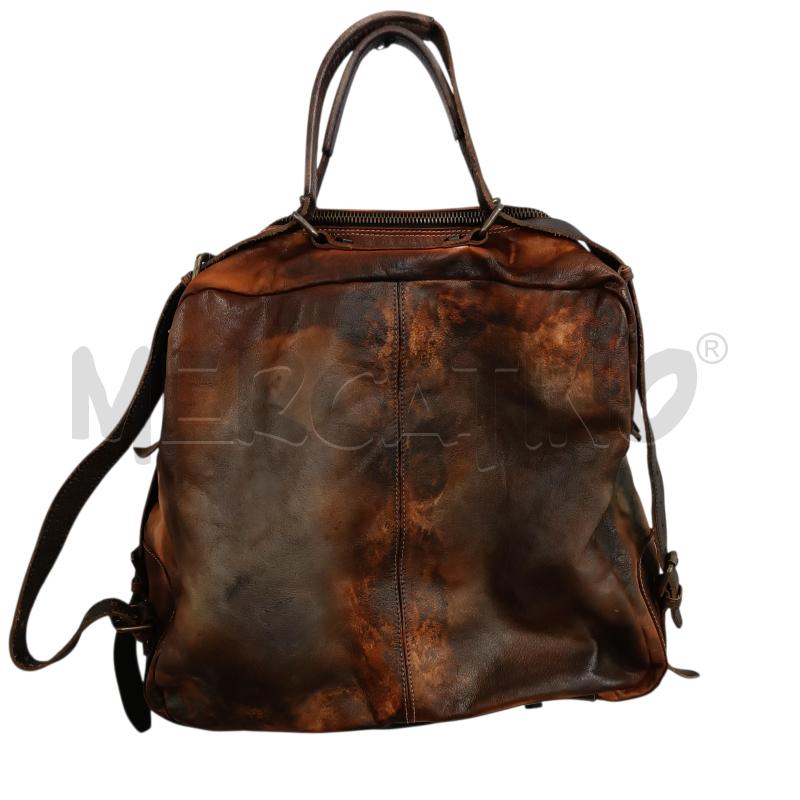 BORSA/ZAINO DONNA 11 10 MARRONE PELLE | Mercatino dell'Usato Verbania 3