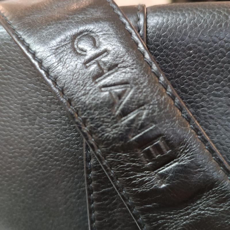 BORSA DONNA CHANEL NERA PELLE  | Mercatino dell'Usato Verbania 3