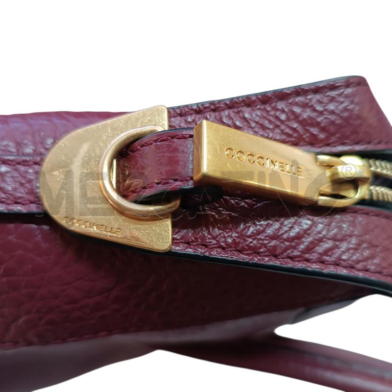 BORSA DONNA COCCINELLE BORDEAUX | Mercatino dell'Usato Verbania 5