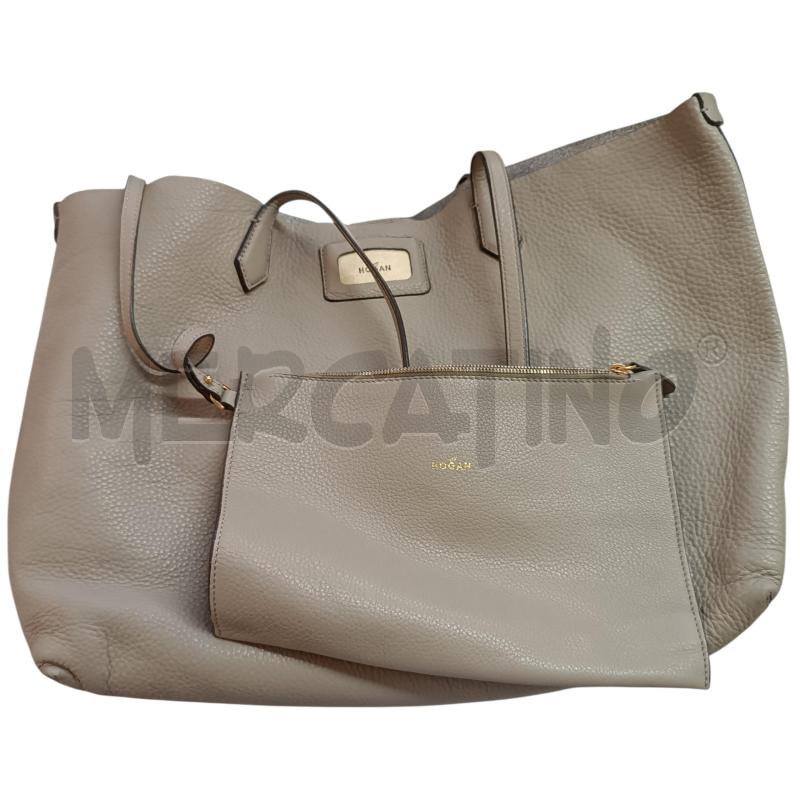 BORSA DONNA HOGAN BEIGE L45 H36 P11 | Mercatino dell'Usato Verbania 2