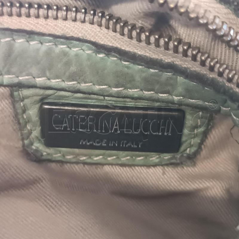 BORSA DONNA VERDE CATERINA LUCCHI | Mercatino dell'Usato Verbania 5