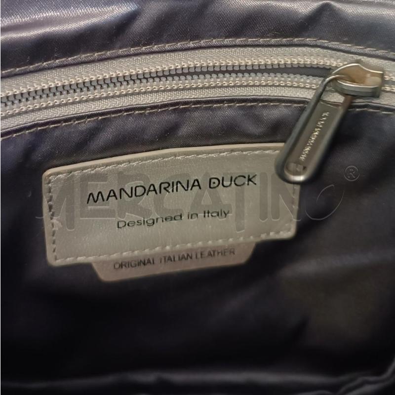BORSETTA DONNA MANDARINA DUCK GRIGIA | Mercatino dell'Usato Verbania 4