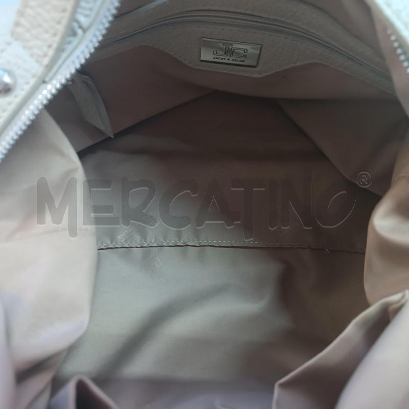 BORSETTA DONNA PELLE CHIARA J&C | Mercatino dell'Usato Verbania 5