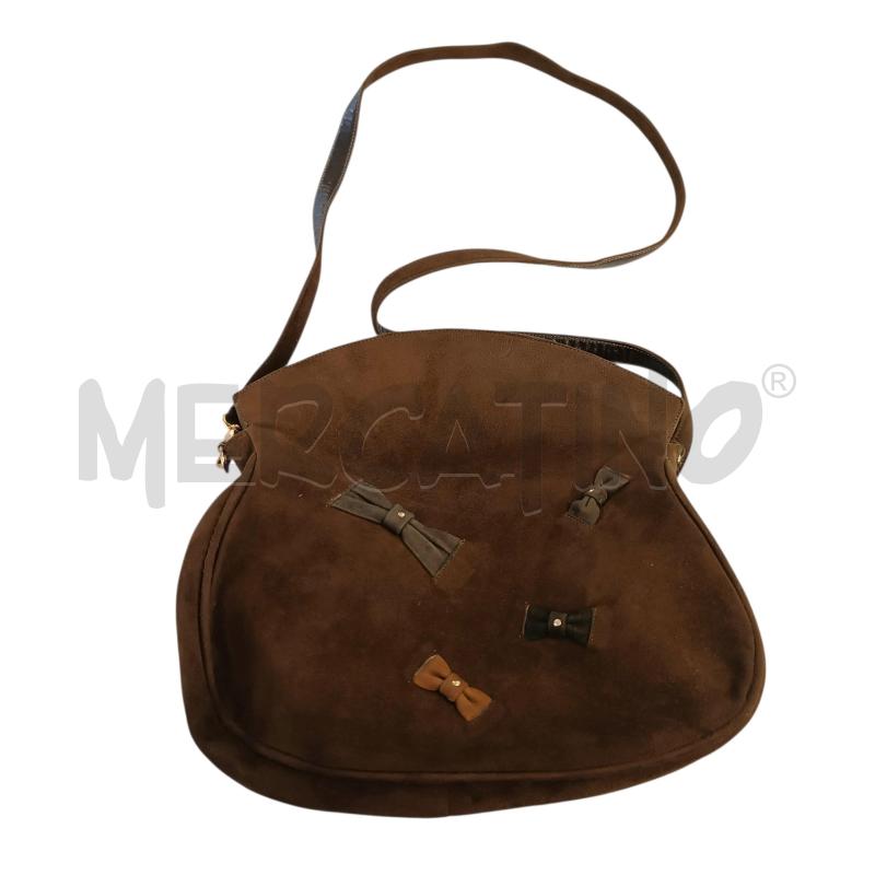 BORSETTA DONNA VINTAGE CAMOSCIO POLLINI | Mercatino dell'Usato Verbania 1