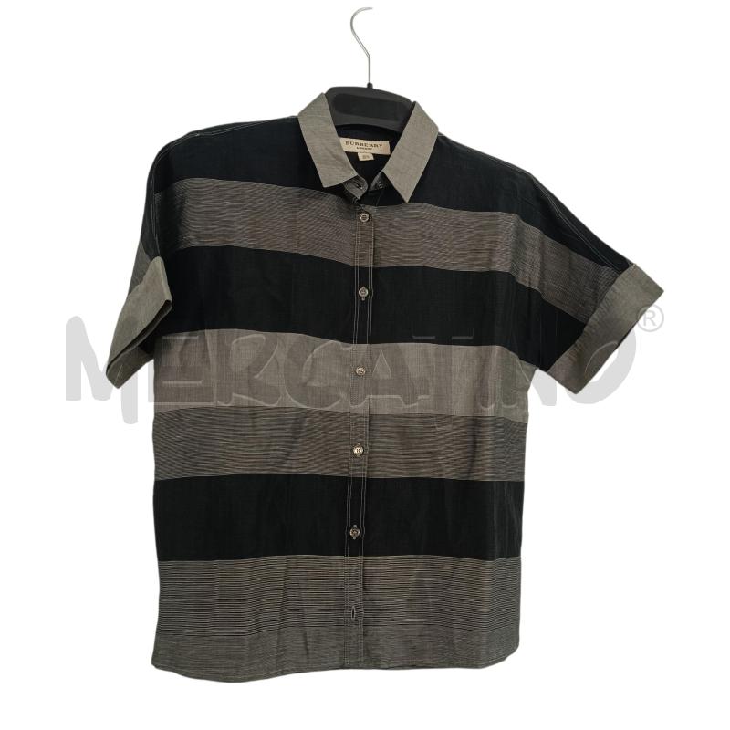 CAMICIA DONNA BURBERRY NERO GRIGIO  | Mercatino dell'Usato Verbania 1