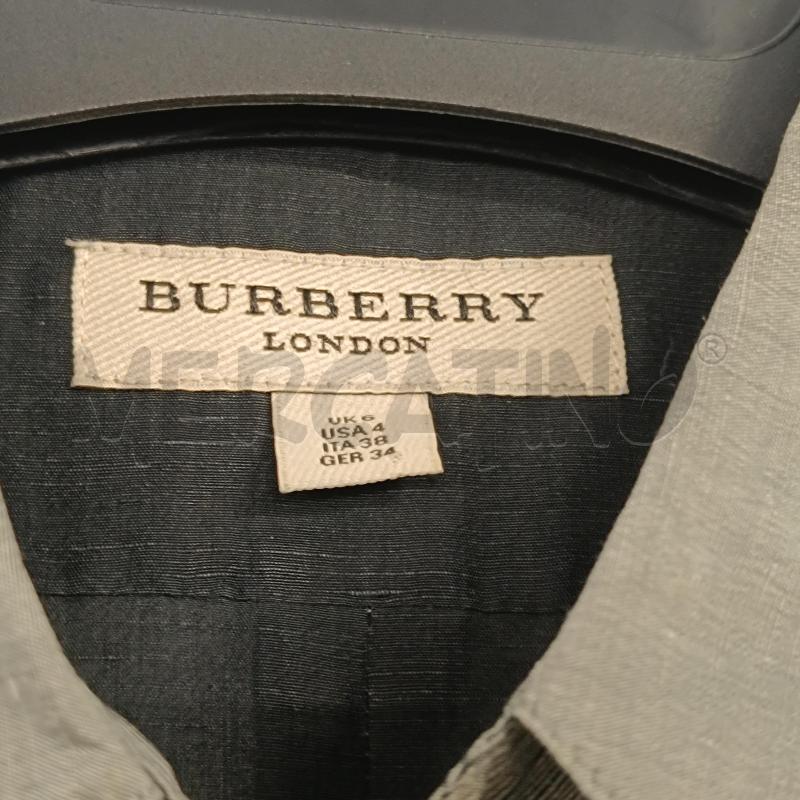 CAMICIA DONNA BURBERRY NERO GRIGIO  | Mercatino dell'Usato Verbania 2