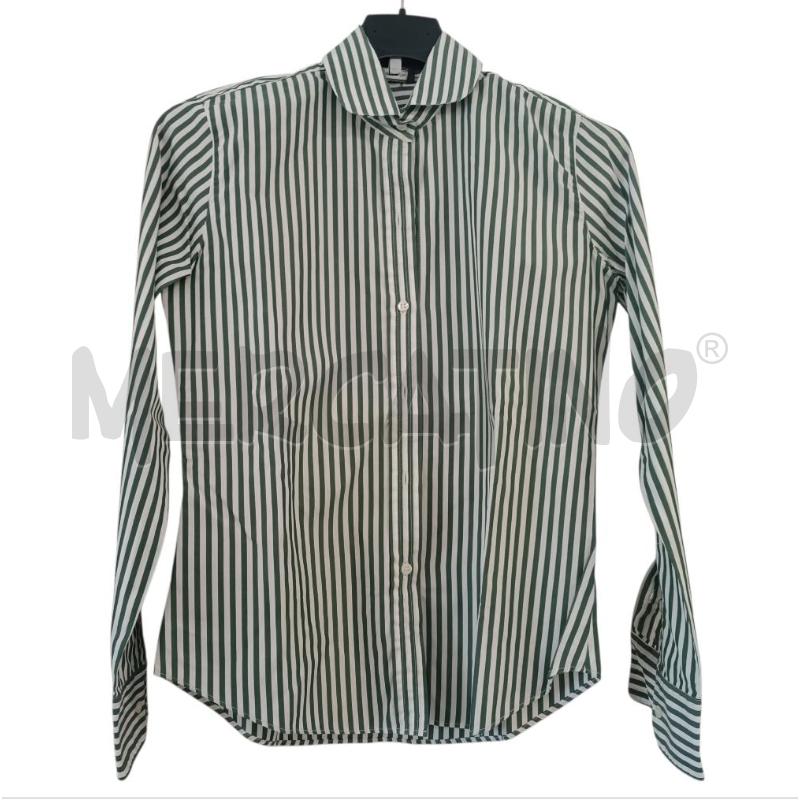 CAMICIA DONNA HERNO RIGHE VERDI | Mercatino dell'Usato Verbania 1