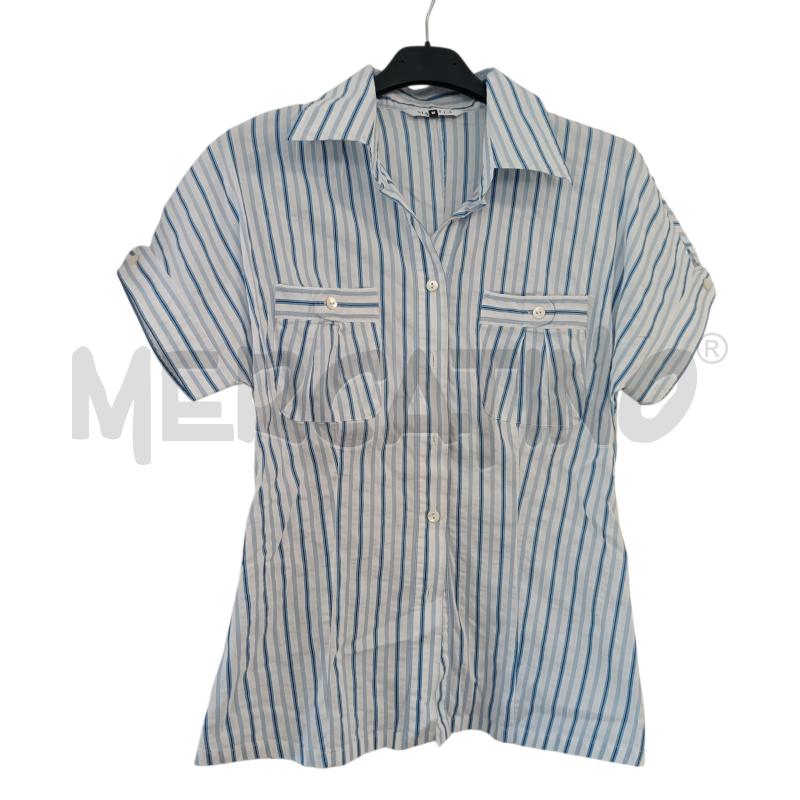CAMICIA DONNA MARELLA RIGHE AZZ | Mercatino dell'Usato Verbania 1
