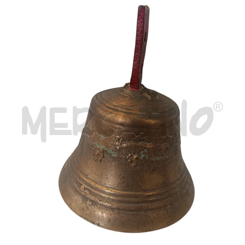 CAMPANA ANTICA IN  BRONZO 1832 MANIFATTURA ARTIGIANALE, PATINA ORIGINALE | Mercatino dell'Usato Verbania 2