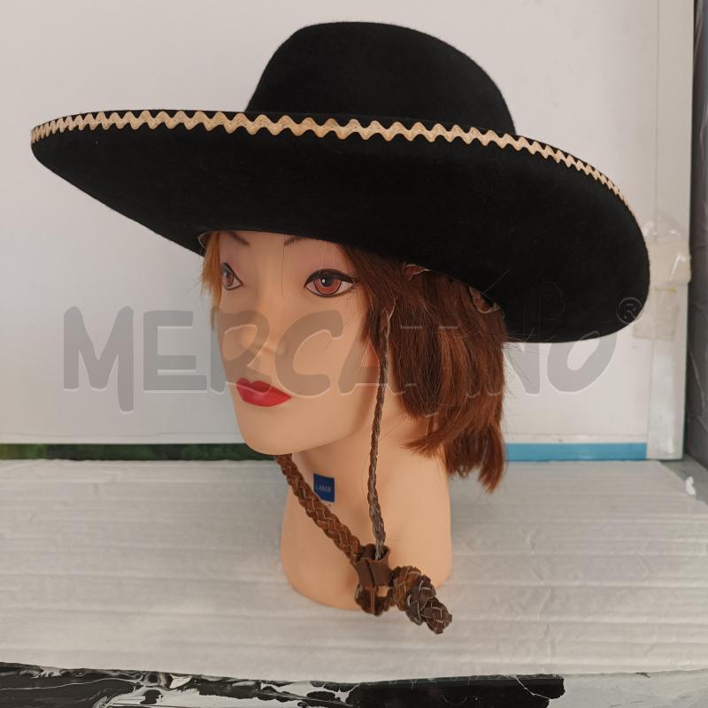 CAPPELLO UOMO BARBISIO NERO | Mercatino dell'Usato Verbania 1