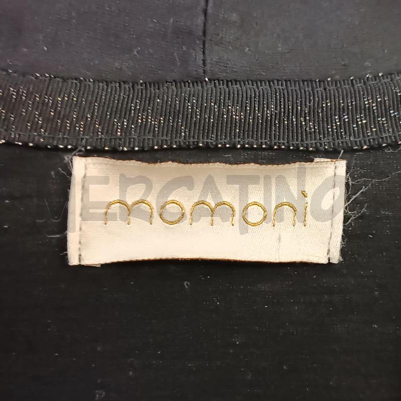 CARDIGAN DONNA FELPA MOMONI NERO | Mercatino dell'Usato Verbania 3