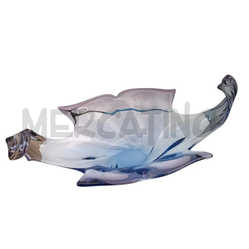 CENTROTAVOLA MURANO CON SFUMATURE VIOLA BLU | Mercatino dell'Usato Verbania 1
