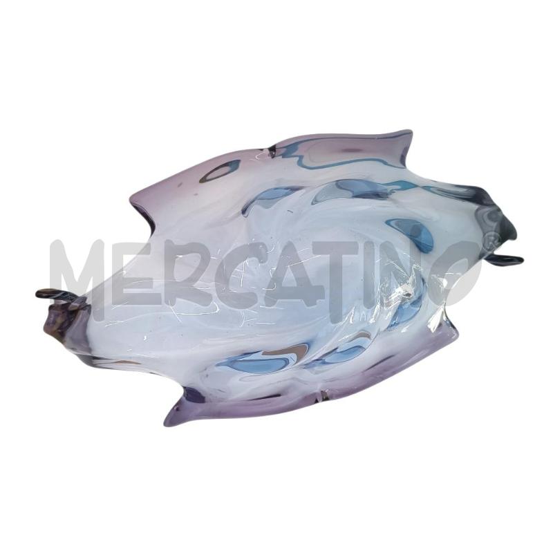 CENTROTAVOLA MURANO CON SFUMATURE VIOLA BLU | Mercatino dell'Usato Verbania 2