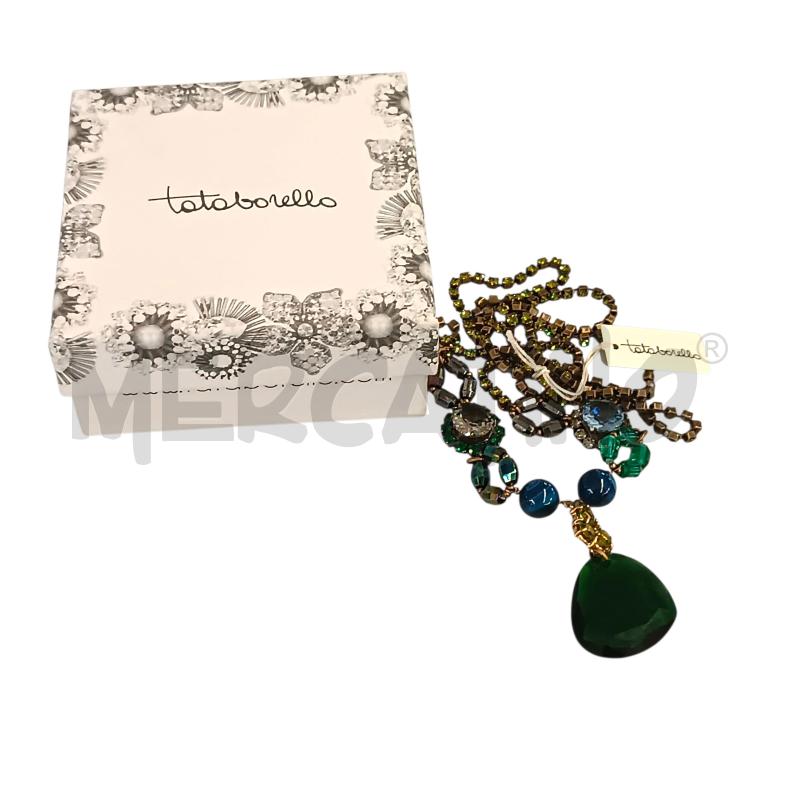 COLLANA TATA BORELLO VERDE  | Mercatino dell'Usato Verbania 1