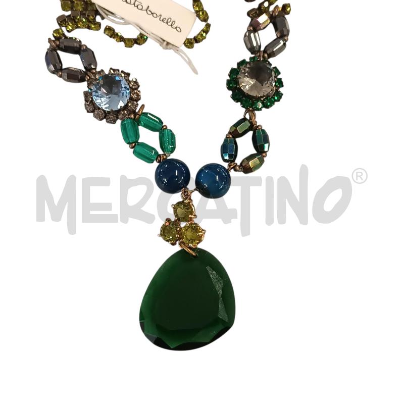 COLLANA TATA BORELLO VERDE  | Mercatino dell'Usato Verbania 2