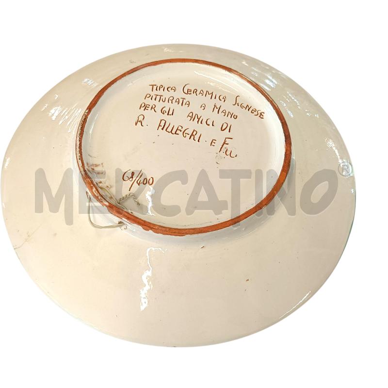 COPPIA PIATTI SIGNESE TOSCANA  BY G. BANI  | Mercatino dell'Usato Verbania 5