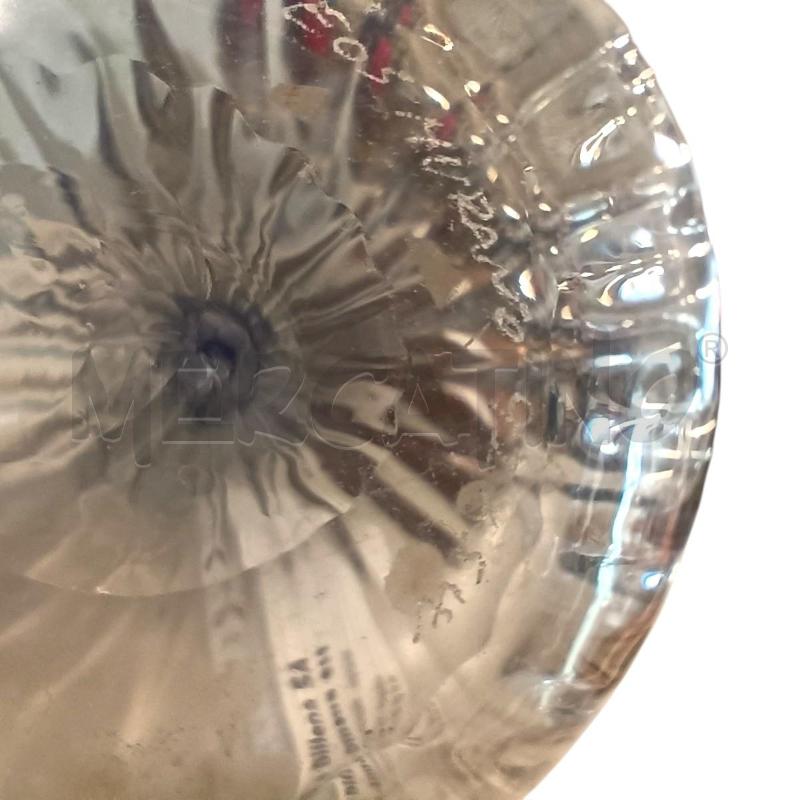 EOS MURANO BOTTIGLIA UCCELLO VETRO COSTOLATO CM 27 | Mercatino dell'Usato Verbania 4