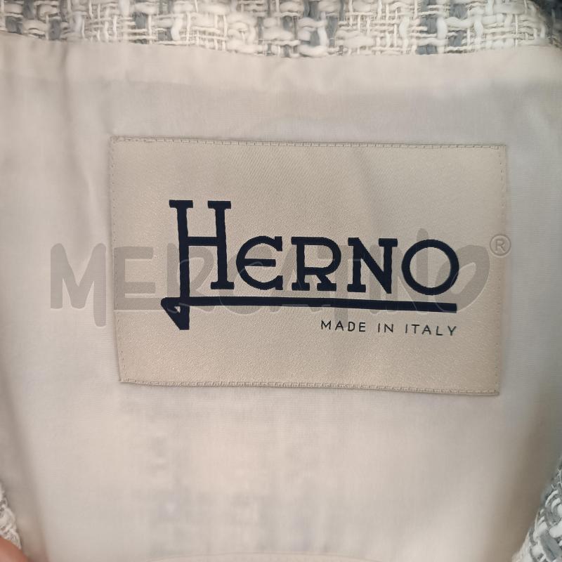 GIACCA DONNA HERNO GRIGIA  | Mercatino dell'Usato Verbania 3