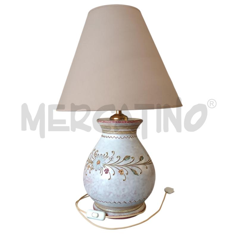 LAMPADA BASE COCCIO FIORE | Mercatino dell'Usato Verbania 1