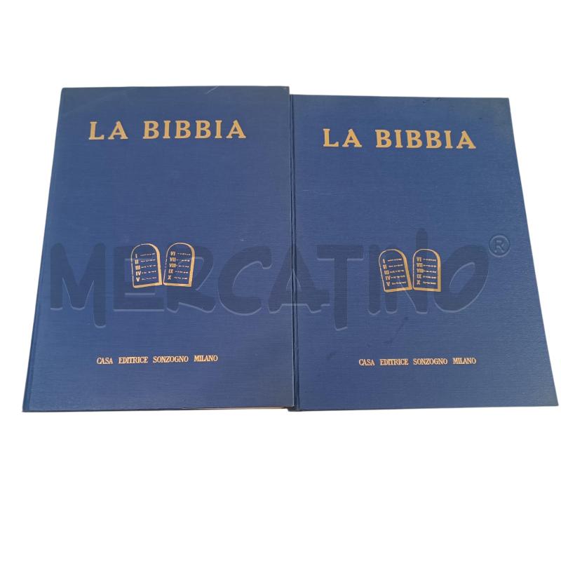 LA BIBBIA 2 VOLUMI 1936 | Mercatino dell'Usato Verbania 2
