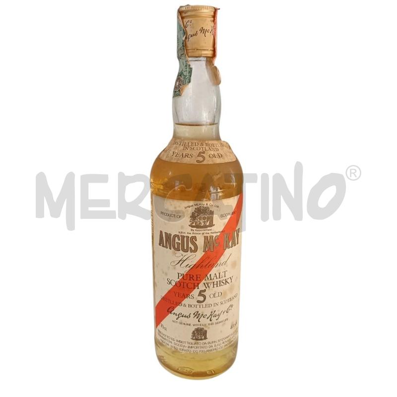 LIWHISKY DA ESPOSIZIONE ANGUS MC KAY 5 YEARS 1985 | Mercatino dell'Usato Verbania 1