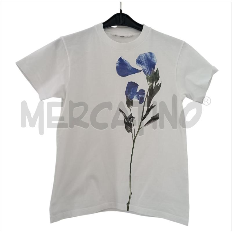 MAGLIETTA DONNA GOLDEN GOOSE FIORE BLU   | Mercatino dell'Usato Verbania 1