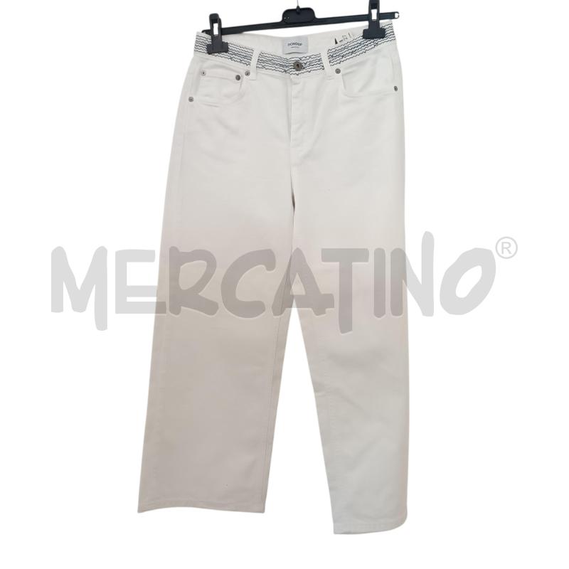 PANTALONE DONNA BIANCO DONDUP | Mercatino dell'Usato Verbania 1