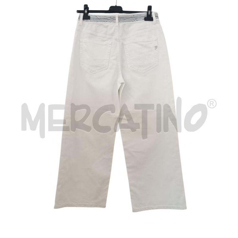 PANTALONE DONNA BIANCO DONDUP | Mercatino dell'Usato Verbania 2
