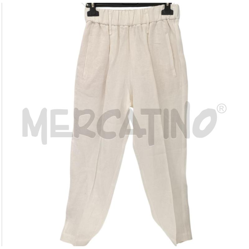 PANTALONE DONNA FORTE FORTE BIANCO  | Mercatino dell'Usato Verbania 1