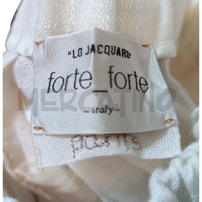 PANTALONE DONNA FORTE FORTE BIANCO  | Mercatino dell'Usato Verbania 2