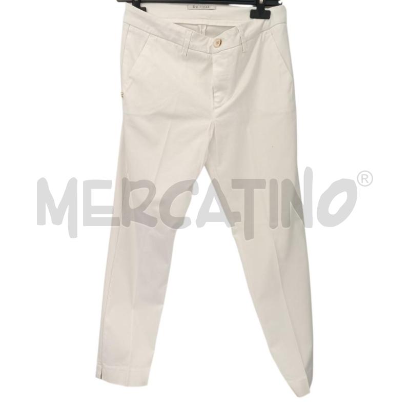 PANTALONE DONNA RE-HASH BIANCO  | Mercatino dell'Usato Verbania 1