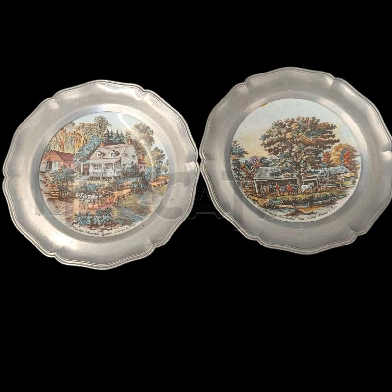 PIATTI PZ. 4 CURRIER & IVES ENGLAND 4 STAGIONI | Mercatino dell'Usato Verbania 3